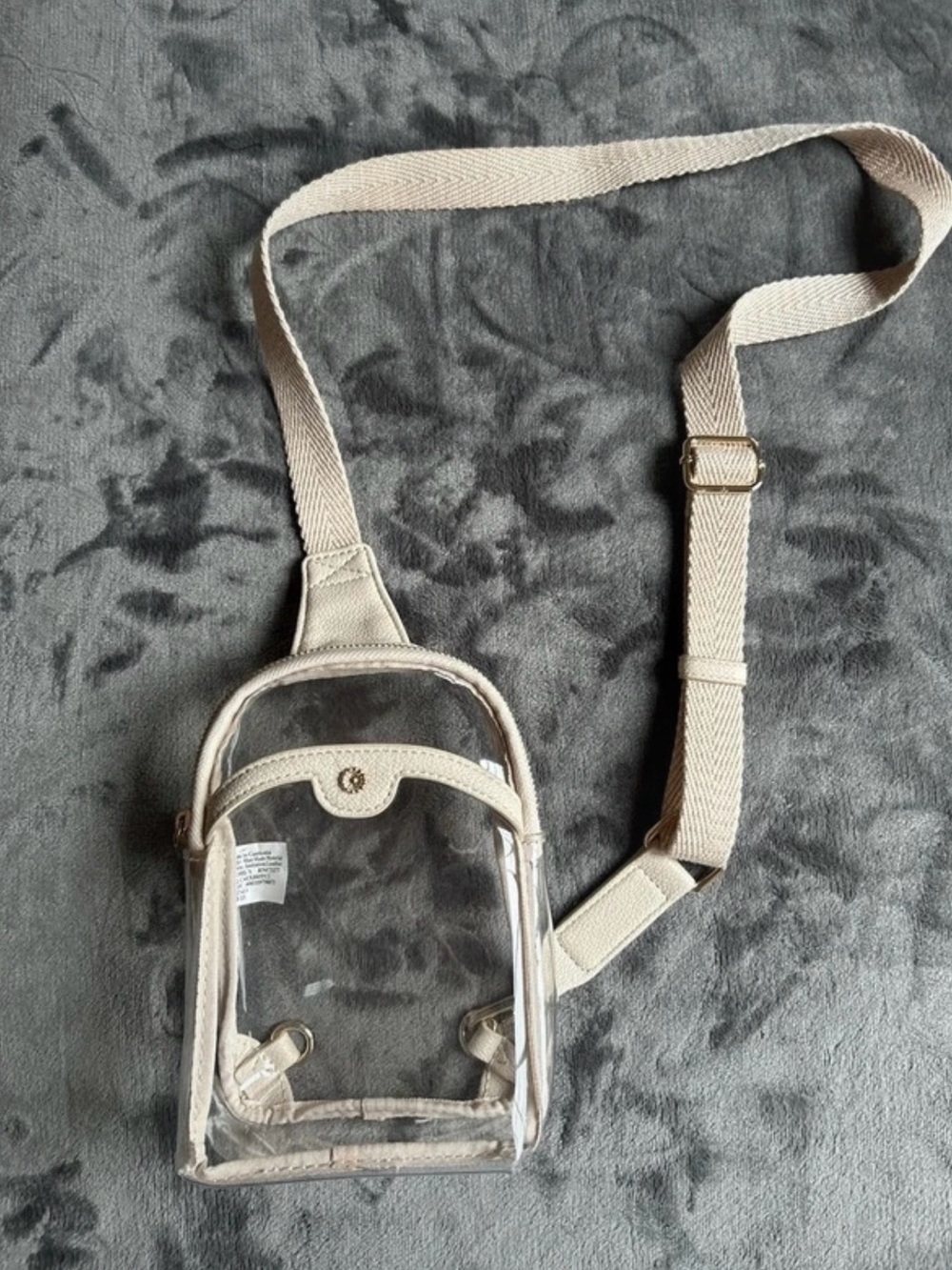 Kohls LC Lauren Conrad Transparent  Sling Crossbody Bag